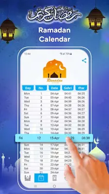 Ramadan Calendar & Time Table android App screenshot 4